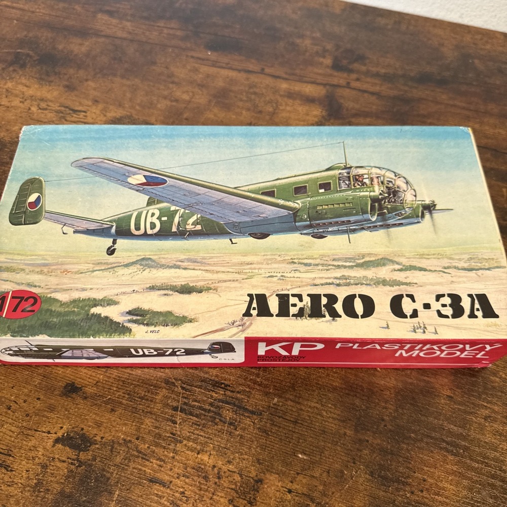 KP Plastikovy 1/72 Aero C-3A Model Kit Vintage Airplane NEW KP010 - Picture 2 of 7